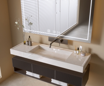 Modern Bathroom Cabinet-ID:637615921