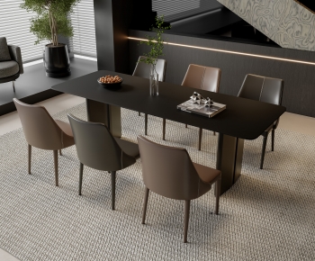 Modern Dining Table And Chairs-ID:837156066