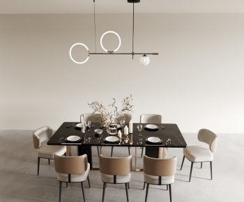 Modern Dining Table And Chairs-ID:678545005