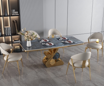 Modern Dining Table And Chairs-ID:174005035