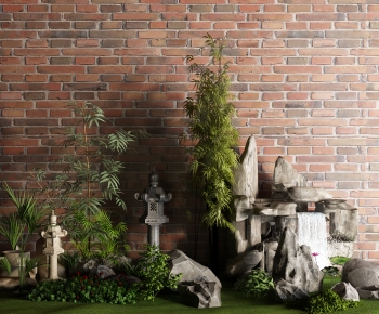 New Chinese Style Rockery Waterscape-ID:572409669