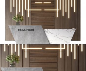 Modern Reception Desk-ID:142729048