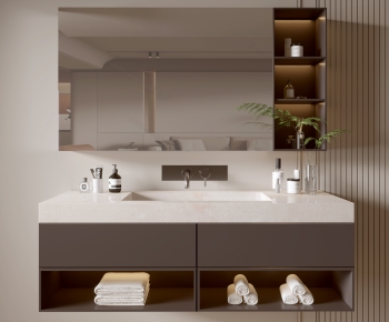 Modern Bathroom Cabinet-ID:190269956