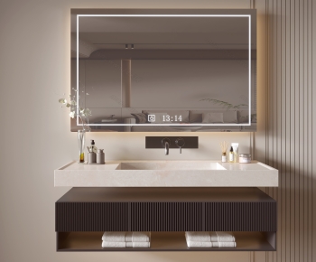 Modern Bathroom Cabinet-ID:136284114