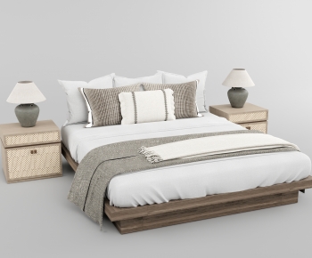 Modern Double Bed-ID:804200234