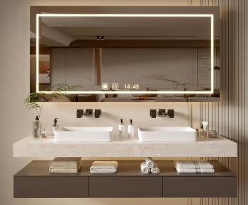 Modern Bathroom Cabinet-ID:156429059