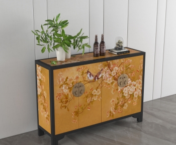 New Chinese Style Side Cabinet-ID:937750109