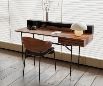 Modern Computer Desk And Chair-ID:552947047