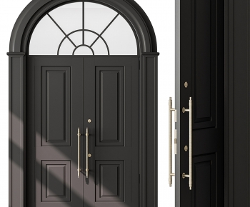 Simple European Style Double Door-ID:865742928