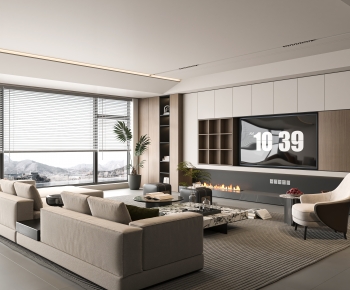 Modern A Living Room-ID:588339094