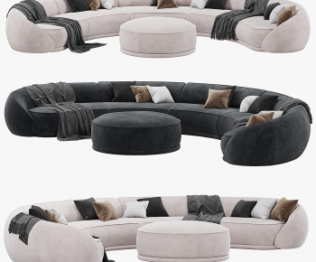 Modern Curved Sofa-ID:966236111