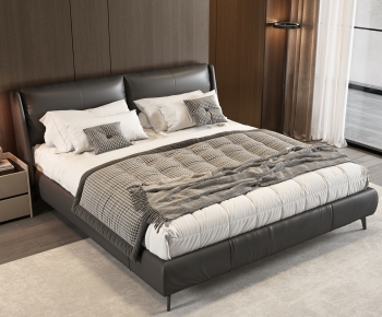 Modern Double Bed-ID:759108079