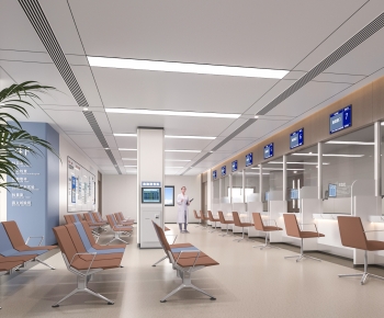 Modern Hospital Hall-ID:442760038