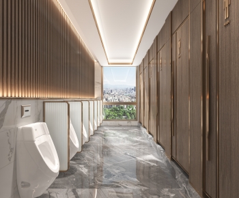 Modern Public Toilet-ID:989661937