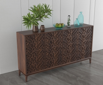 New Chinese Style Side Cabinet-ID:476700071