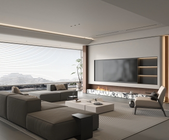 Modern A Living Room-ID:333019973