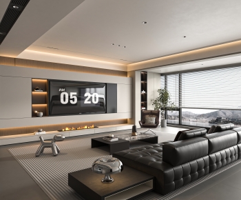 Modern A Living Room-ID:160100946