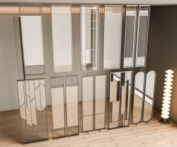 Modern Glass Screen Partition-ID:907397036