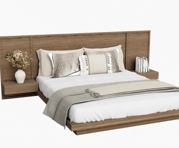 Modern Double Bed-ID:345954905