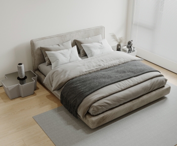 Modern Double Bed-ID:383867981