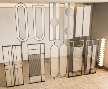 Modern Glass Screen Partition-ID:738260988