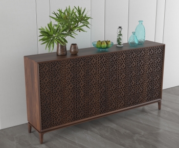 New Chinese Style Side Cabinet-ID:229273082