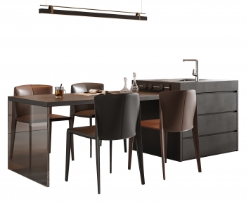 Modern Dining Table And Chairs-ID:135150078