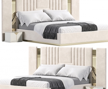 Modern Double Bed-ID:312339075