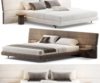 Modern Double Bed-ID:785480029