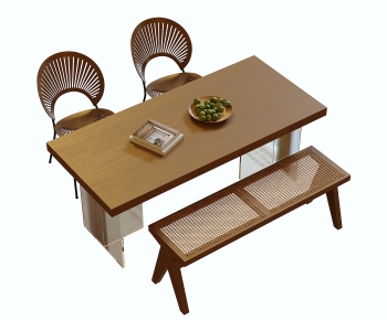 Modern Dining Table And Chairs-ID:629491092