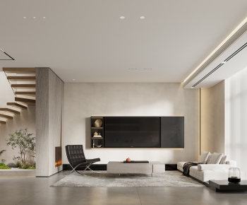 Modern A Living Room-ID:945909046