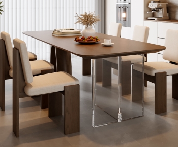 Modern Dining Table And Chairs-ID:893228055