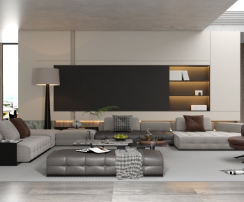 Modern A Living Room-ID:830365901