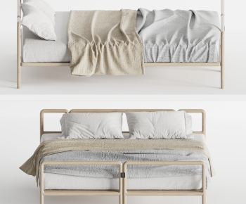 Modern Double Bed-ID:157619957