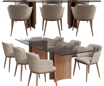 Modern Dining Table And Chairs-ID:441908851