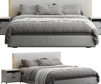 Modern Double Bed-ID:479815968