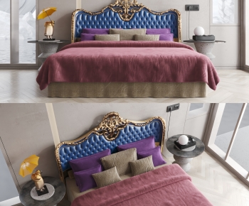 European Style Double Bed-ID:176511054