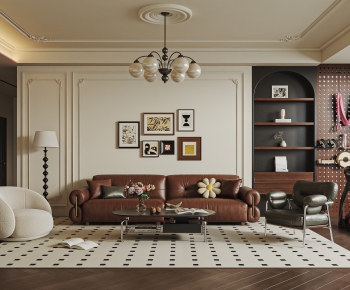 French Style A Living Room-ID:963849078