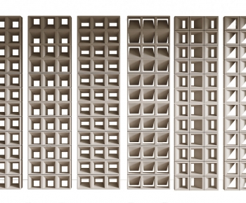 Modern Cement Brick Screen Partition-ID:134520519