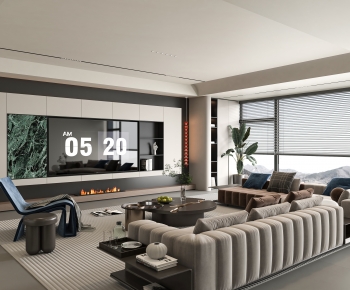 Modern A Living Room-ID:452133895