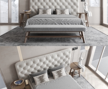 American Style Double Bed-ID:299407963