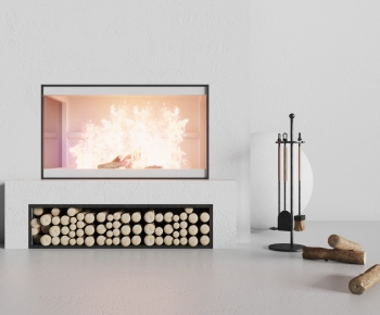 Modern Fireplace-ID:519026049