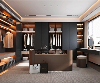 Modern Clothes Storage Area-ID:269490006