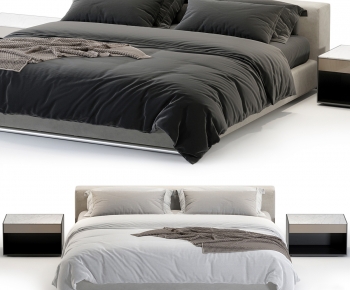 Modern Double Bed-ID:354121922