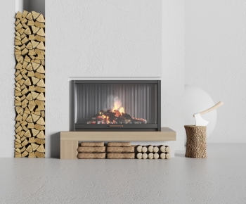 Modern Fireplace-ID:551796916