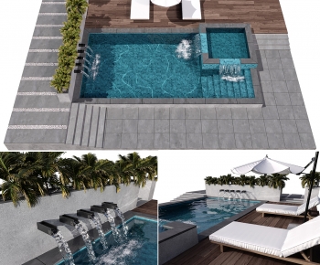 Modern Swimming Pool-ID:657358887