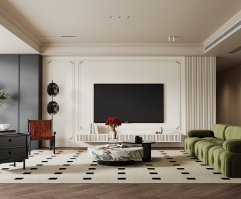 French Style A Living Room-ID:345412024