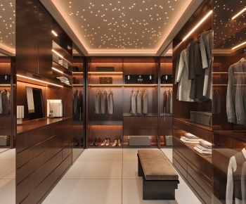 Modern Clothes Storage Area-ID:265222077