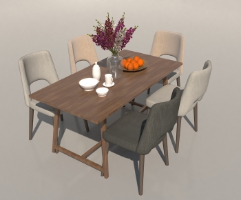 Modern Dining Table And Chairs-ID:819653035