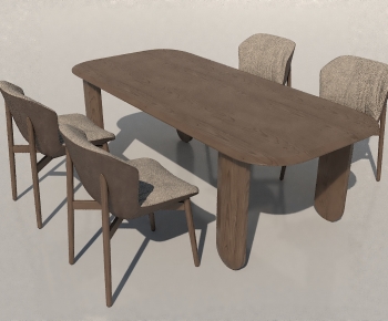 Modern Dining Table And Chairs-ID:483897923